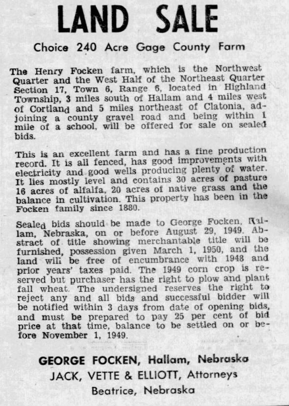 Clipping from The Beatrice Times